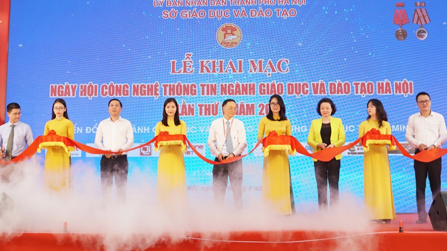 Khai mạc ngày hội Công nghệ thông tin ngành giáo dục Thủ đô lần thứ 5